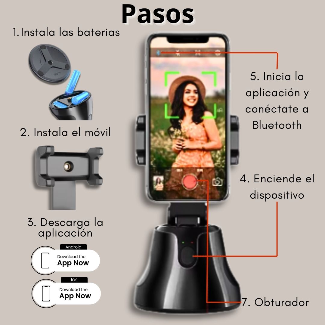 PivotPro360® Trípode inteligente.