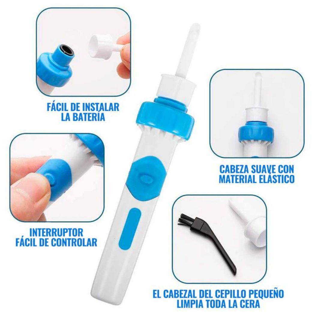 OtocleanPro® - Limpiador de oídos eléctrico
