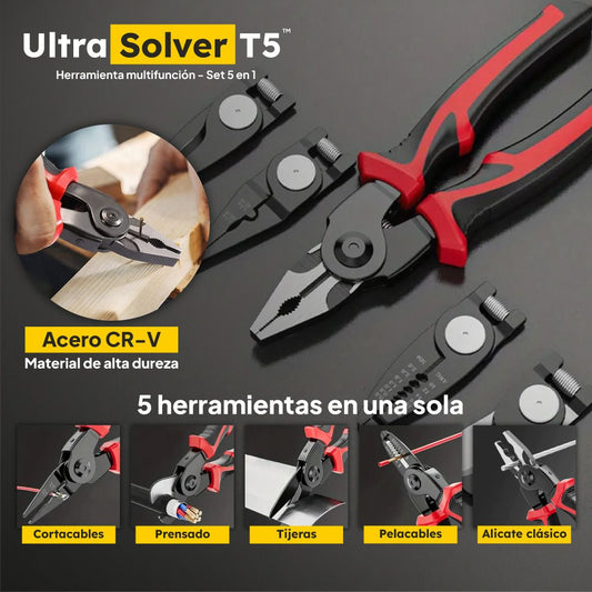 UltraSolver™ - Alicate Multifunción 5 en 1