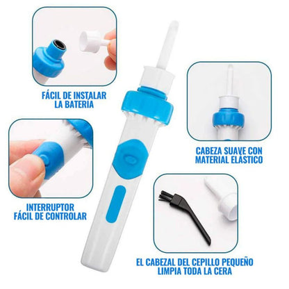 OtocleanPro® - Limpiador de oídos eléctrico