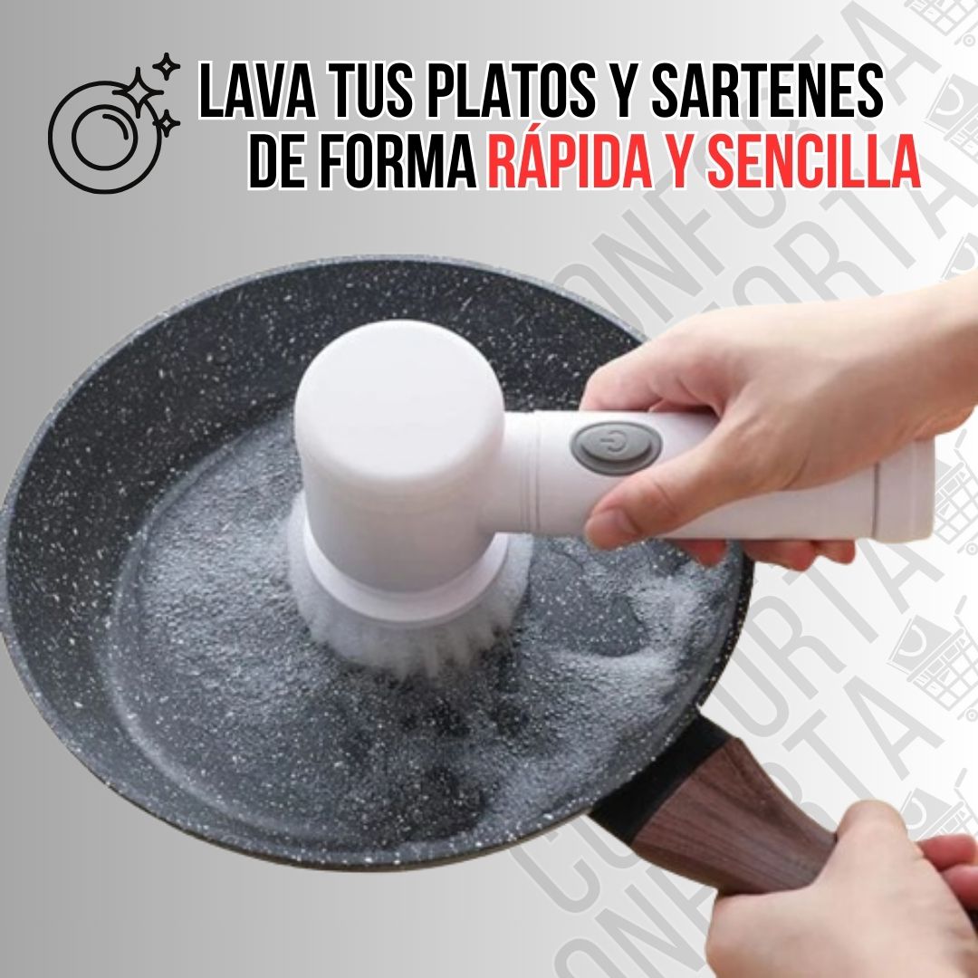 PowerScrubPro®- Cepillo limpiador giratorio 5 en 1
